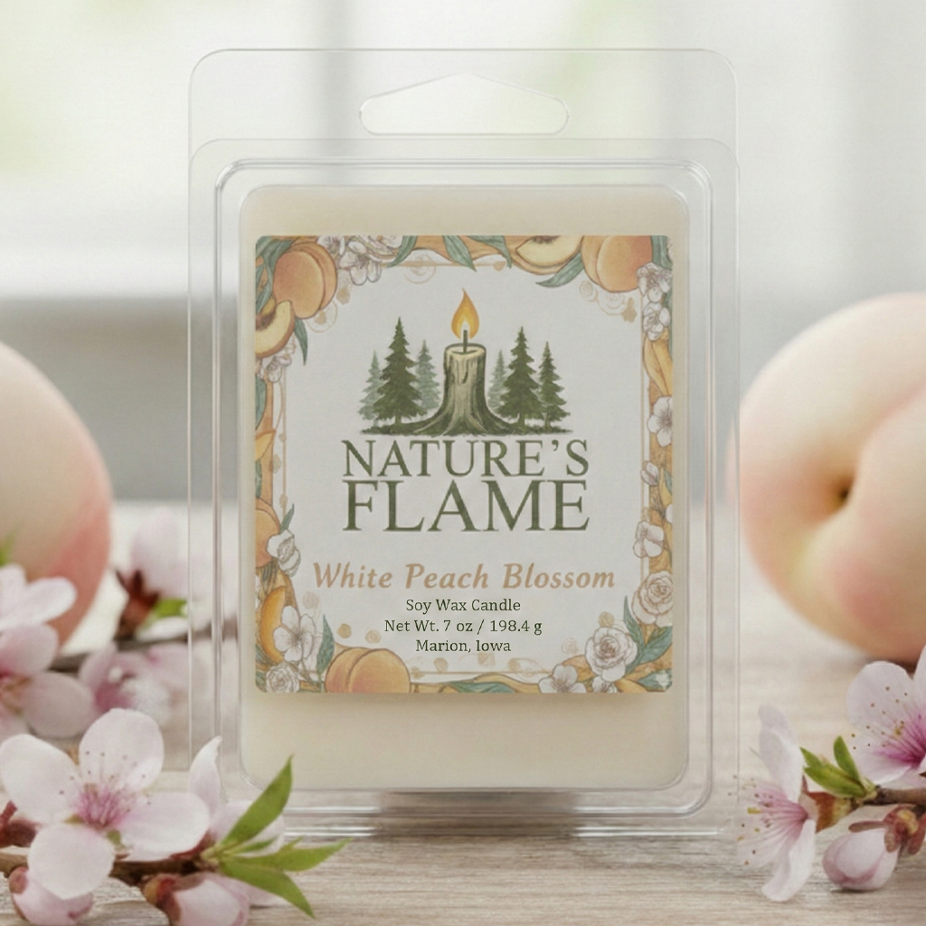 White Peach Blossom 2.5 oz. Wax Melt (6 ct)