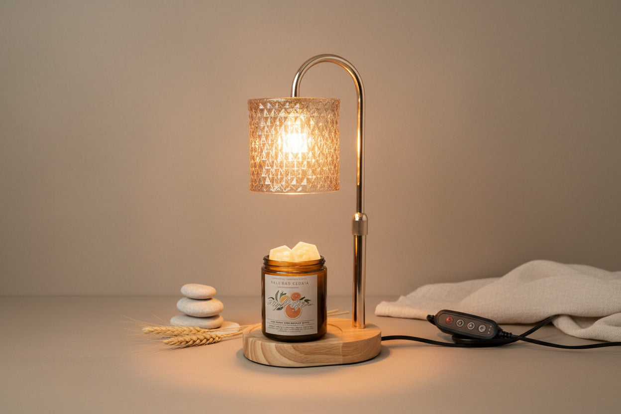 Candle Lamp Warmer with Timer | Adjustable & Dimmable (2 Styles) - Nature's Flame