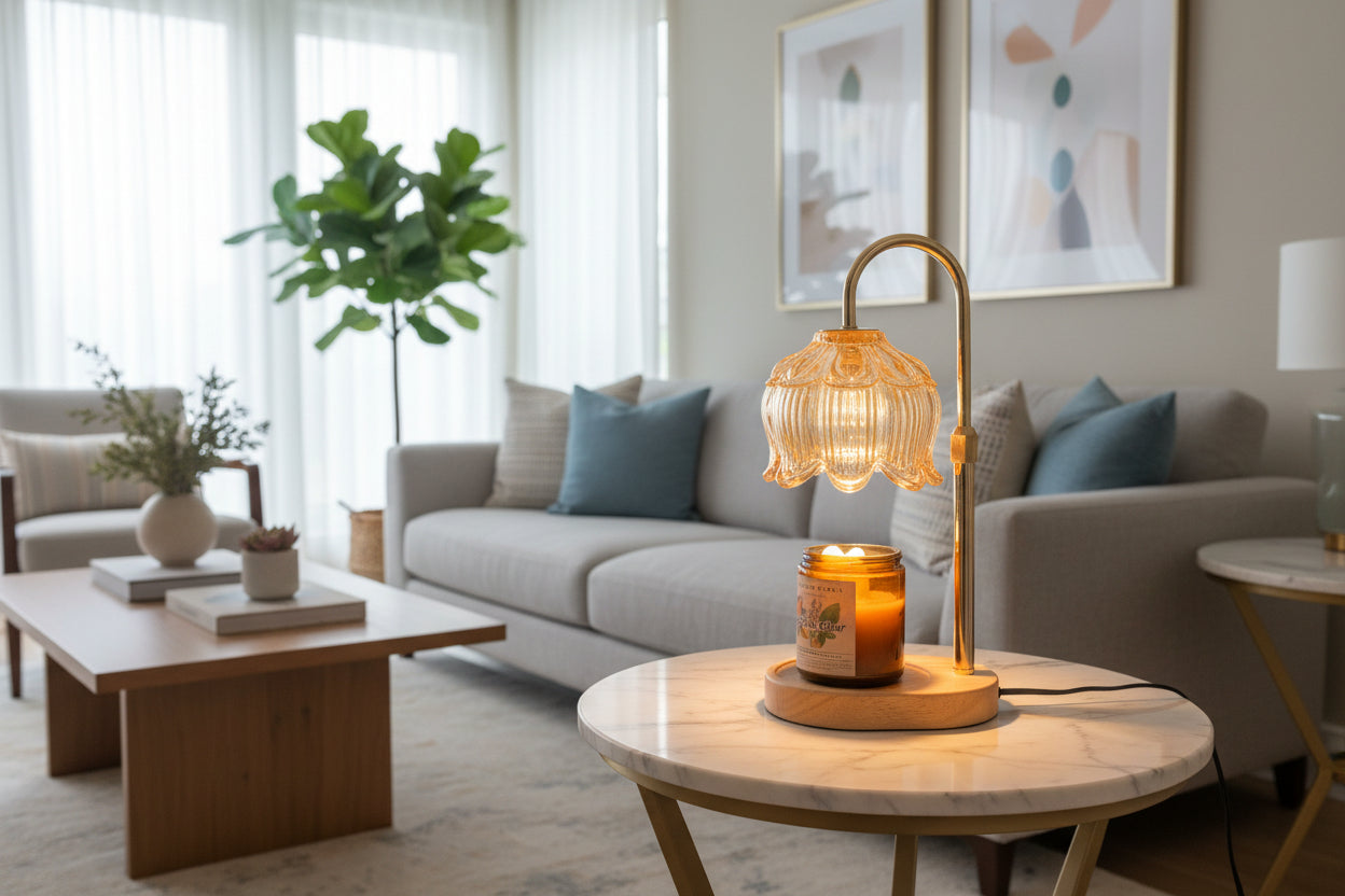 Candle Lamp Warmer with Timer | Adjustable & Dimmable (2 Styles) - Nature's Flame